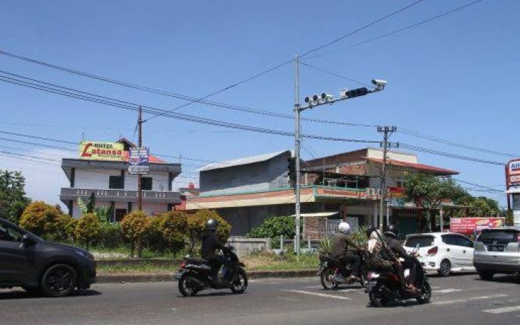 Tarfik light jalan adam malik Kota Bengkulu.
