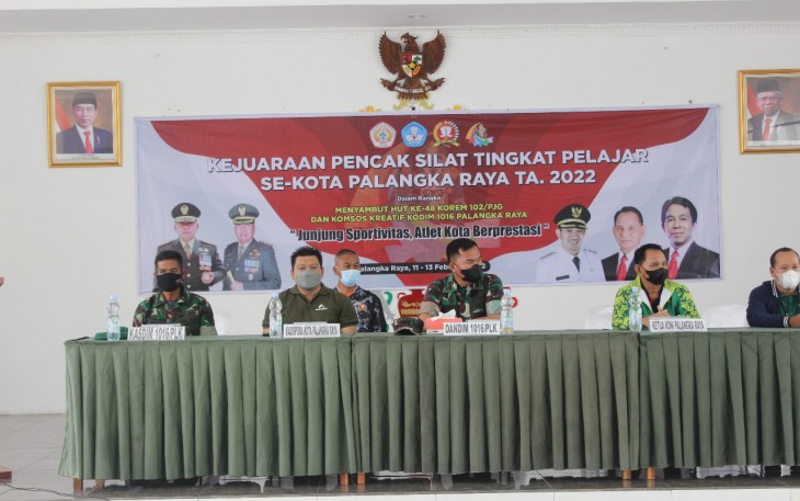 Pembukaan  Kejuaraan Pencak Silat Tingkat Pelajar Se Kota Palangka Raya 