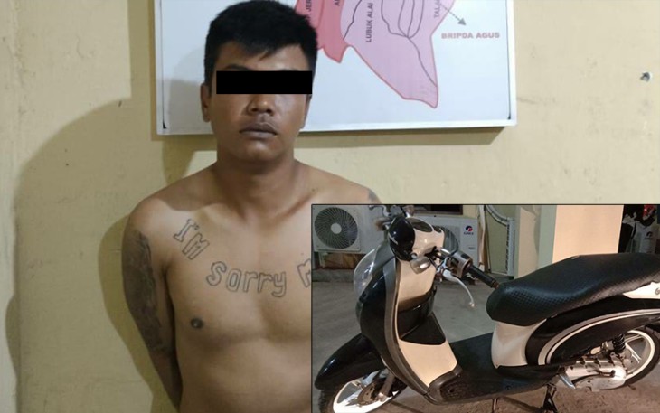 Tersangka dan barang bukti 