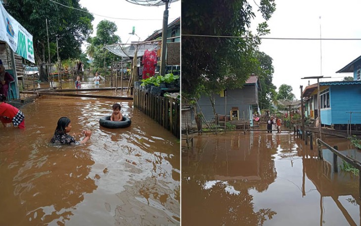 Banjir masih menggenang di Kabupaten Sanggau