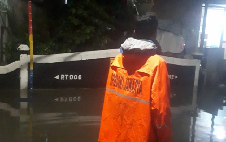 BPBD DKI Jakarta saat respon cepat pasca bancir