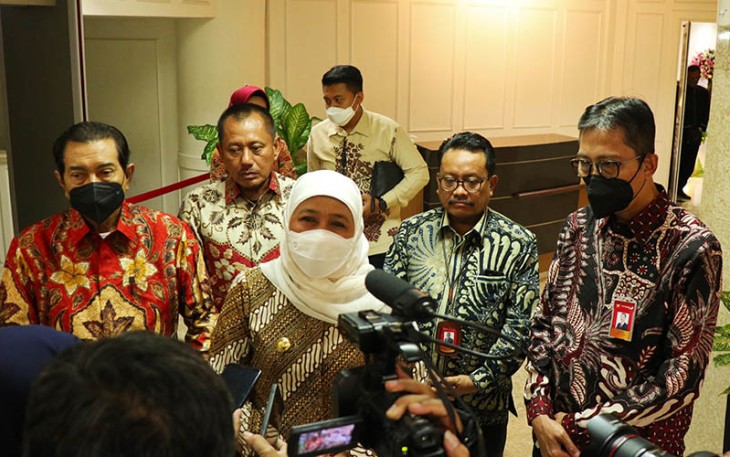 Gubernur Jawa Timur, Khofifah Indar Parawansa, Rabu 7 Desember 2022.