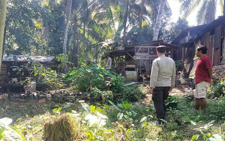 Satgas Polres Bengkulu Utara saat Gelar Binluh Kepada Peternak