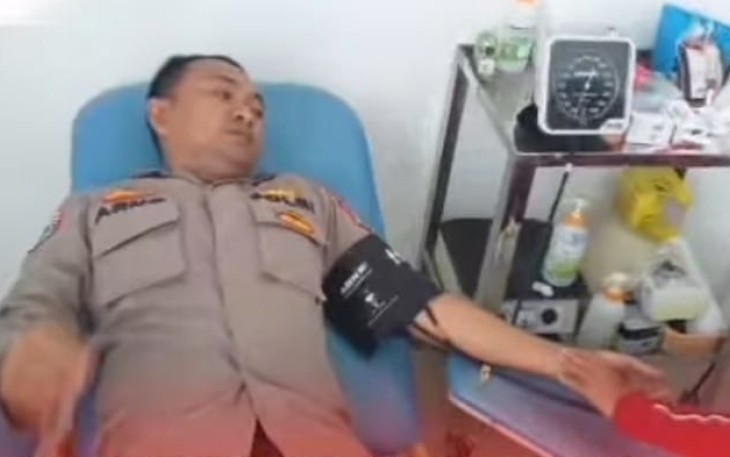 Komunitas Darahku Polres Kaur Donor Darah