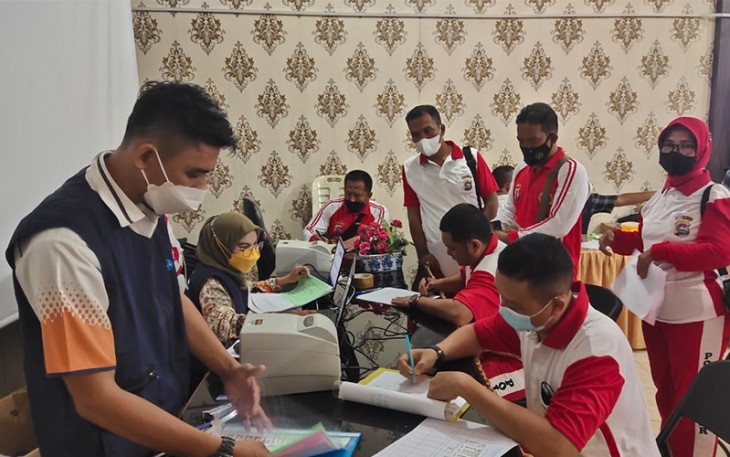 Pemeriksaan Kesehatan Berkala Terhadap Seluruh Anggota Polres Pasaman