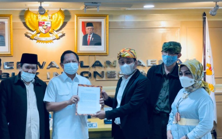DPD RI di Depan Mendagri