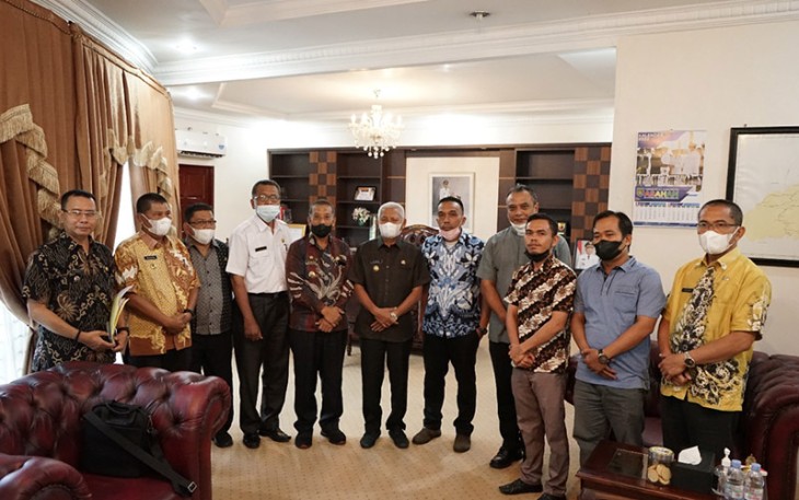 Bupati Surya saat Terima Audiensi Pemuda Katolik Kabupaten Asahan