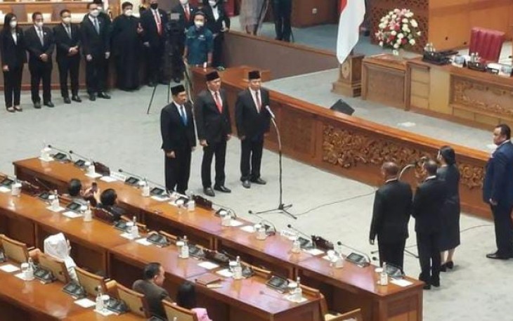 Khairul Muhtar saat Resmi Dilantik sebagai Anggota DPR-RI