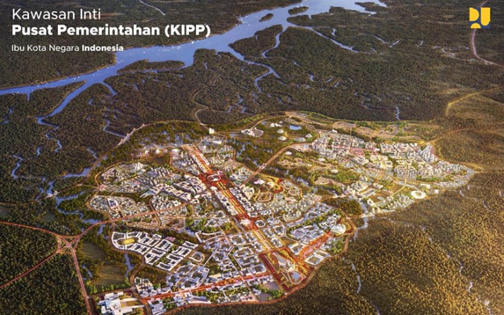 Kawasan Inti Pusat Pemerintahan (KIPP) IKN NUSANTARA