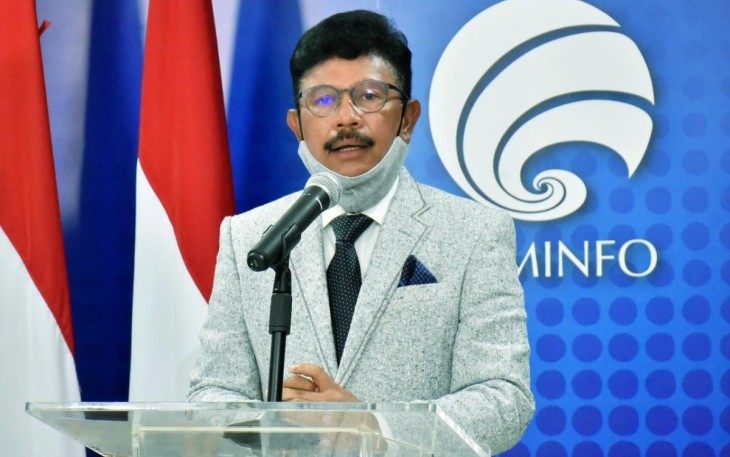 Menteri Komunikasi dan Informatika, Johnny G. Plate