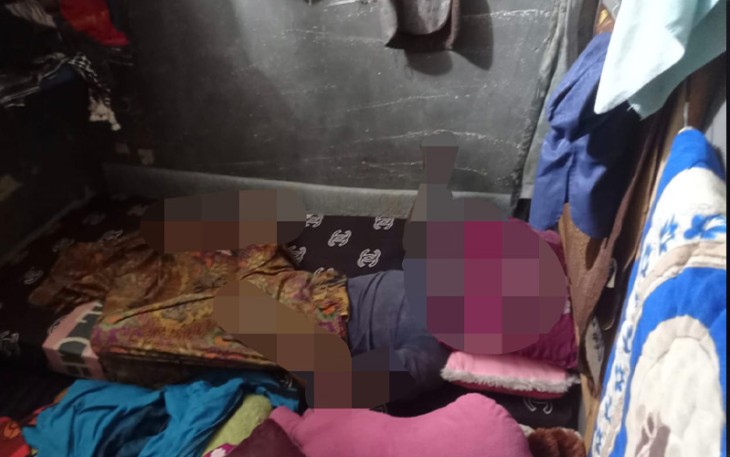 Pemilik Kios Handphone saat Ditemukan Meninggal Dunia di atas tempat tidurnya, pada Minggu (18/09).