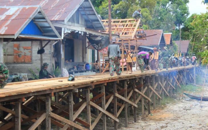 Program TMMD Kodim 1016/Palangka Raya di Petuk Katimpun Rampung Sebelum Penutupan