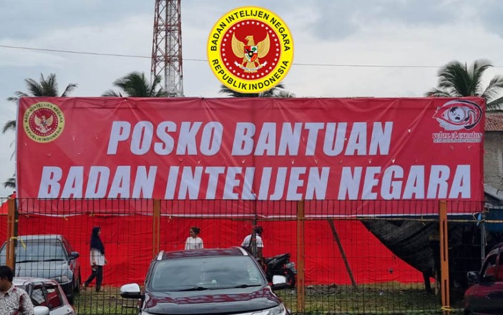 Posko Bantuan BIN pada Gempa Cianjur