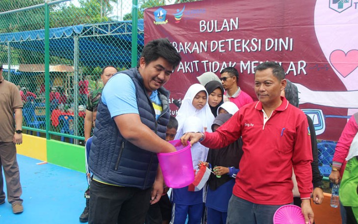 Plt Bupati saat ikuti kegiatan Senam Germas Bersama Masyarakat Pangkil