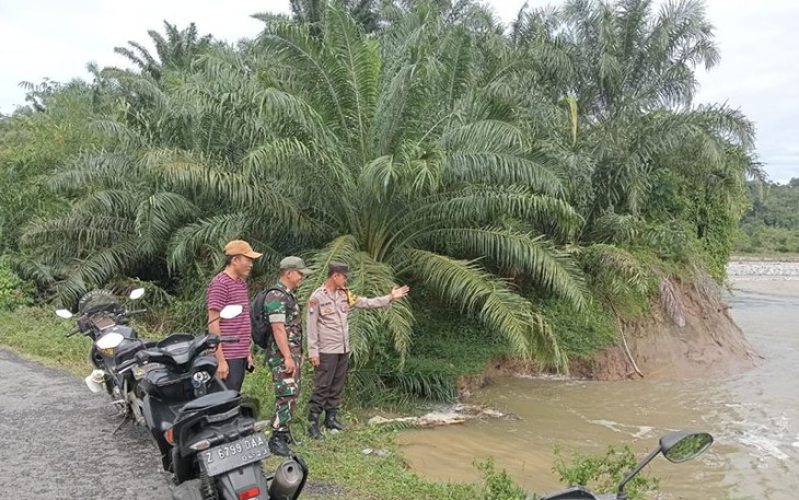 Pilar Desa saat cek lokasi