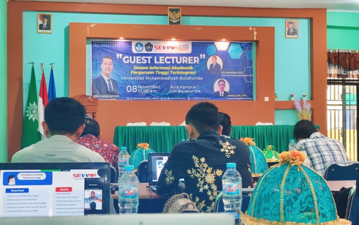 Seminar Hybrid di Universitas Muhammadiyah Bulukumba bersama Komunitas SEVIMA pada Kamis (03/11) siang. 
