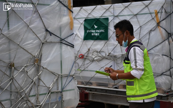 Sembilan Juta Vaksin Tiba di Tanah Air