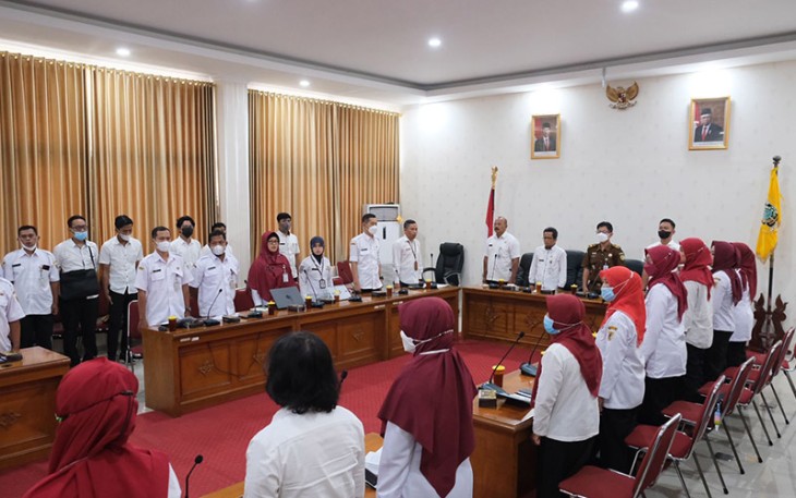 Diskominfo Klaten Menggelar Acara Rapat Monev Rabu, (05/10/22)