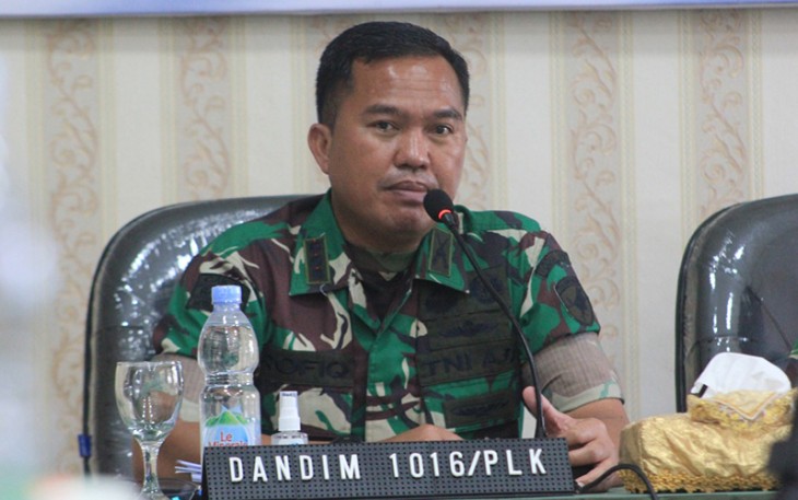 Komandan Kodim 1016 Palangka Raya Kolonel Inf Rofiq Yusuf, S.Sos