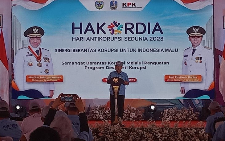 Dandim 0801/Pacitan Hadiri Puncak Peringatan Hakordia 