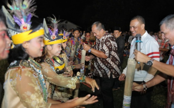Wakil Bupati Asahan Ikuti Malam Kenduri Kesenian Jarang Kepang