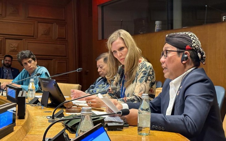 Gus Halim saat Pamerkan SDGs Desa di Markas PBB
