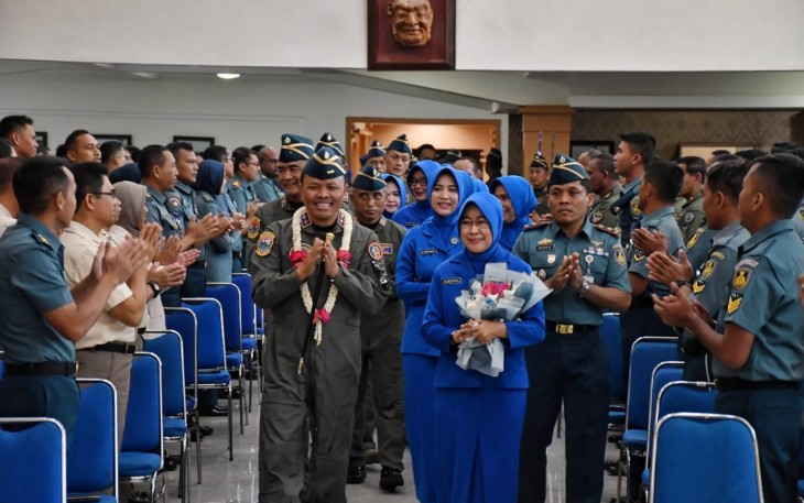 Laksda TNl Sisyani Jaffar Berikan Entry Briefing Awali Tugasnya Sebagai Danpuspenerbal