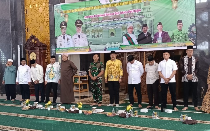 Danramil Pahandut Hadiri Pembukaan Pelatihan dan Pengkaderan Manajemen Masjid Se-Kota Palangka Raya Tahun 2023