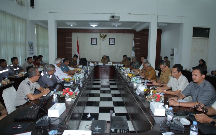 Bupati Asahan Pimpin Rapat dengan PT PP dan PT BSP