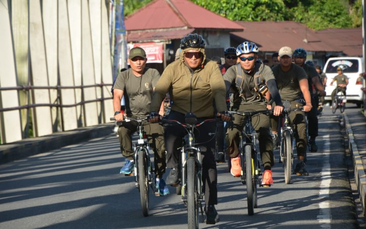 Danrem 023/KS Ajak Prajurit Olahraga Sepeda