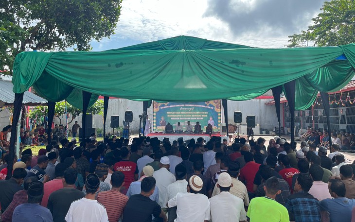 Lembaga Pemasyarakatan Kelas IIB Idi menggelar acara peringatan Maulid Nabi Besar Muhammad SAW 1445 H dan Peringatan 19 Tahun Tsunami Aceh beserta Santunan Anak Yatim bersama Tgk. Amiruddin di Area Lapangan Blok Hunian Lapas Kelas IIB Idi, Kamis 28 Desember 2023