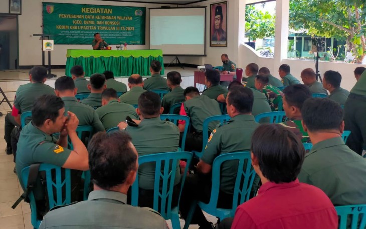 Kegiatan Penyusunan Data Ketahanan Wilayah Geo, Demo dan Konsos TW III TA 2023