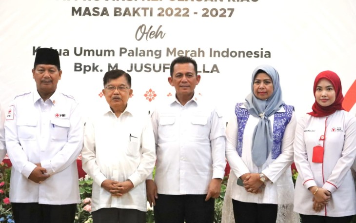 Pelantikan Dewan Kehormatan dan Pengurus PMI Provinsi Kepri Masa Bakti 2022-2027