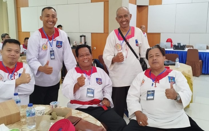 Pelda Ahmad Rozikin saat Hadiri Kegiatan Sarasehan Akbar Merpati Putih Nasional Tahun 2023 