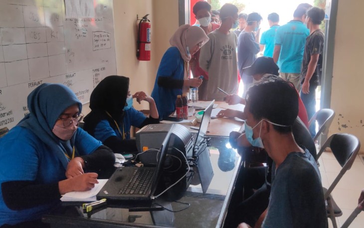 Ratusan Warga Binaan Lapas Cilegon Jalani Skrining TB