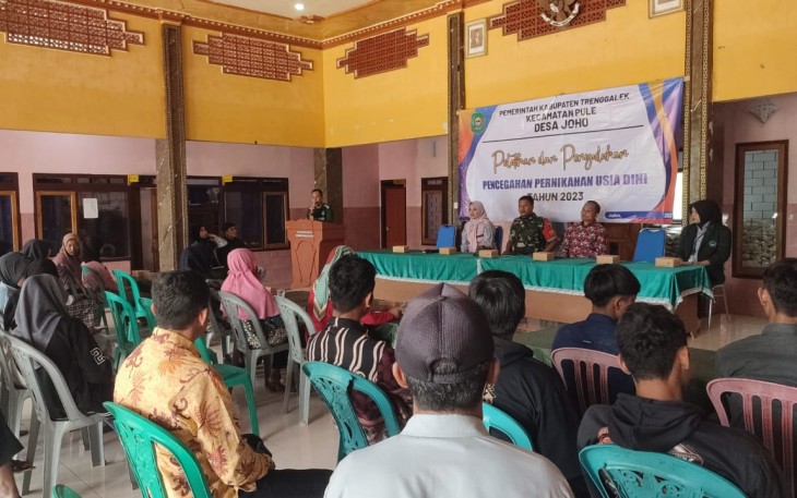 Sosialisasi Pencegahan Pernikahan Dini, Minggu, 10 Desember 2023.