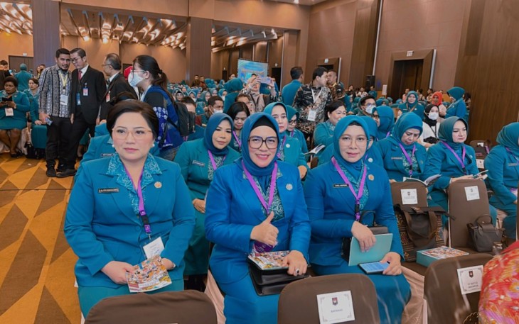 Ketua Tim Penggerak Pemberdayaan Kesejahteraan Keluarga (TP PKK) Provinsi Bengkulu Derta Rohidin 
