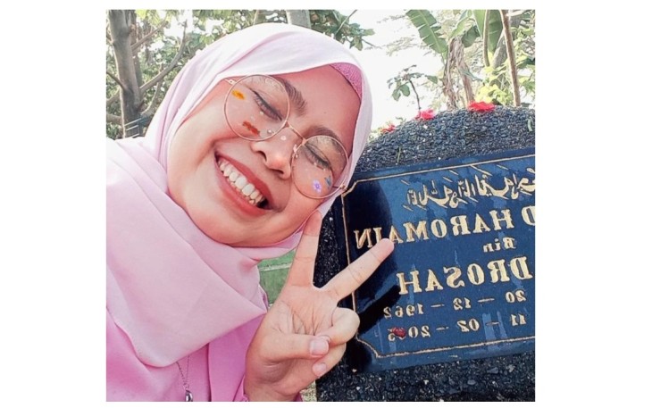 Saya ketika berkunjung ke "rumah" ayah Foto : Putri Syifa Amelia Ini tentang kerinduan dan keikhlasan pada ia yang telah tiada