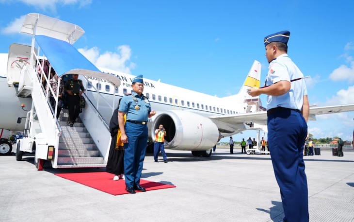 Panglima TNI saat Tiba di Bali