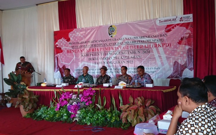 Kecamatan Pucanglaban saat Gelar Musrenbang Tingkat Kecamatan Tahun 2023