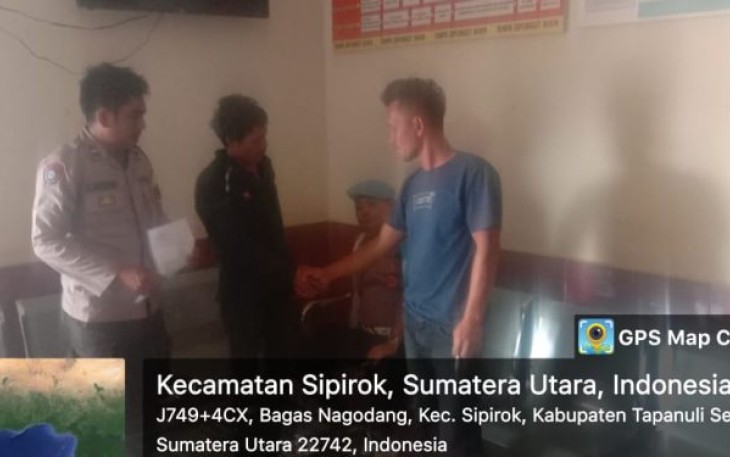 Kedua belah pihak saling bermaaf-maafan berkat mediasi Polsek Sipirok