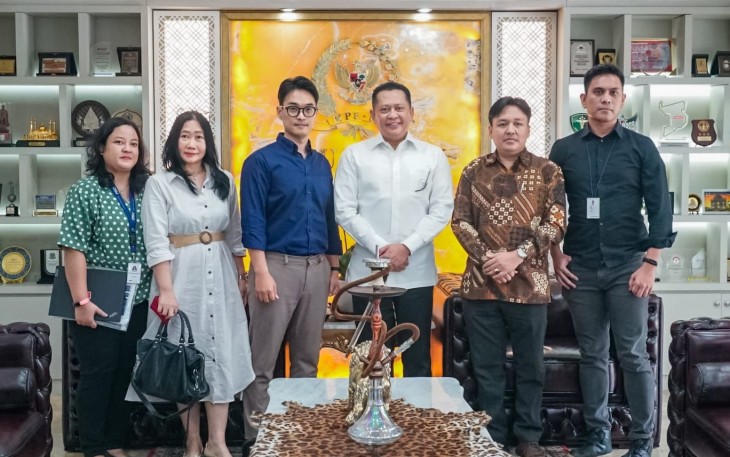 Bamsoet saat menerima perwakilan Hyundai Motor ASEAN Head Quarter, di Jakarta, Senin (25/9/23).