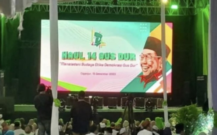 Haul Gus Dur ke-14 di Ciganjur, Jakarta.