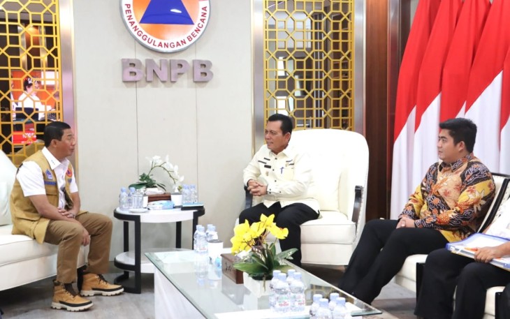 Bupati Roby saat Temui Kepala BNPB RI