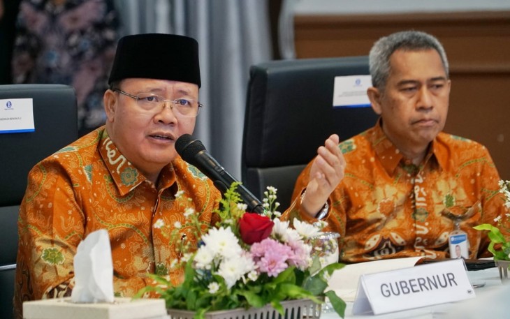 Gubernur Bengkulu Rohidin Mersyah 