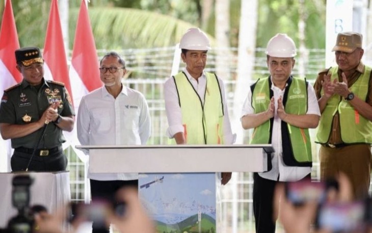 Presiden Joko Widodo Resmikan BTS 4G Bakti di Talaud