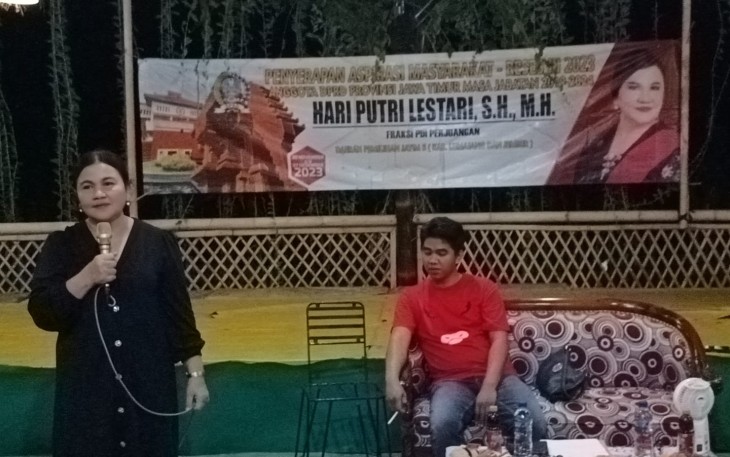  Anggota DPRD Jawa Timur dari Fraksi PDI Perjuangan, Hari Putri Lestari 