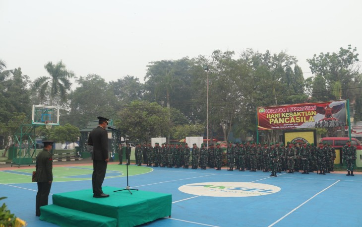 Dandim 1001/HSU-Balangan Pimpin Upacara Hari Kesaktian Pancasila