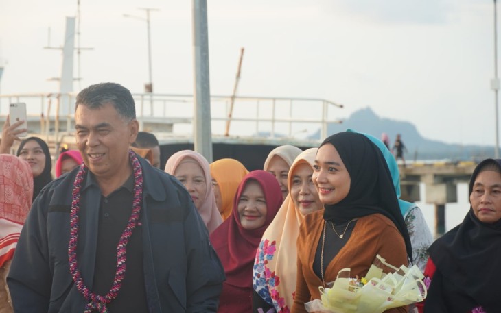 Kunker Bupati Natuna dan Ketua TP PKK 