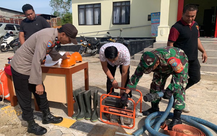 Apel Gelar Perlengkapan Posko Karhutla